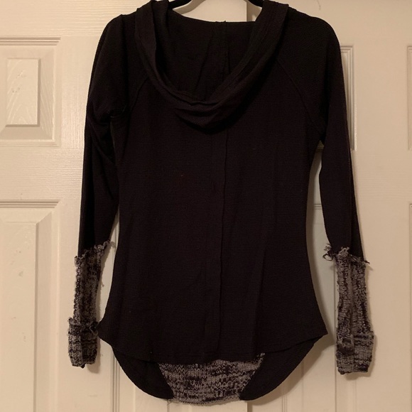 Ruff Hewn Hooded Waffle Top - Picture 3 of 4